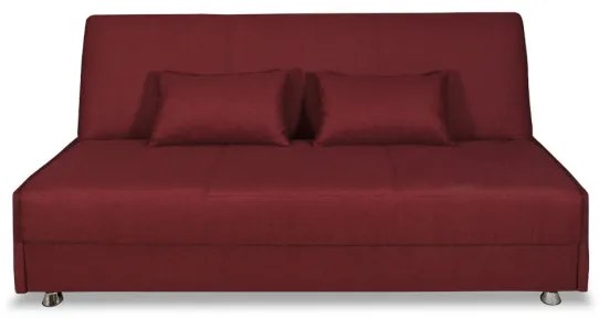 Canapea Extensibila Cu Lada Depozitare Ischia, Rosu, 202 x 88 x 94 Cm