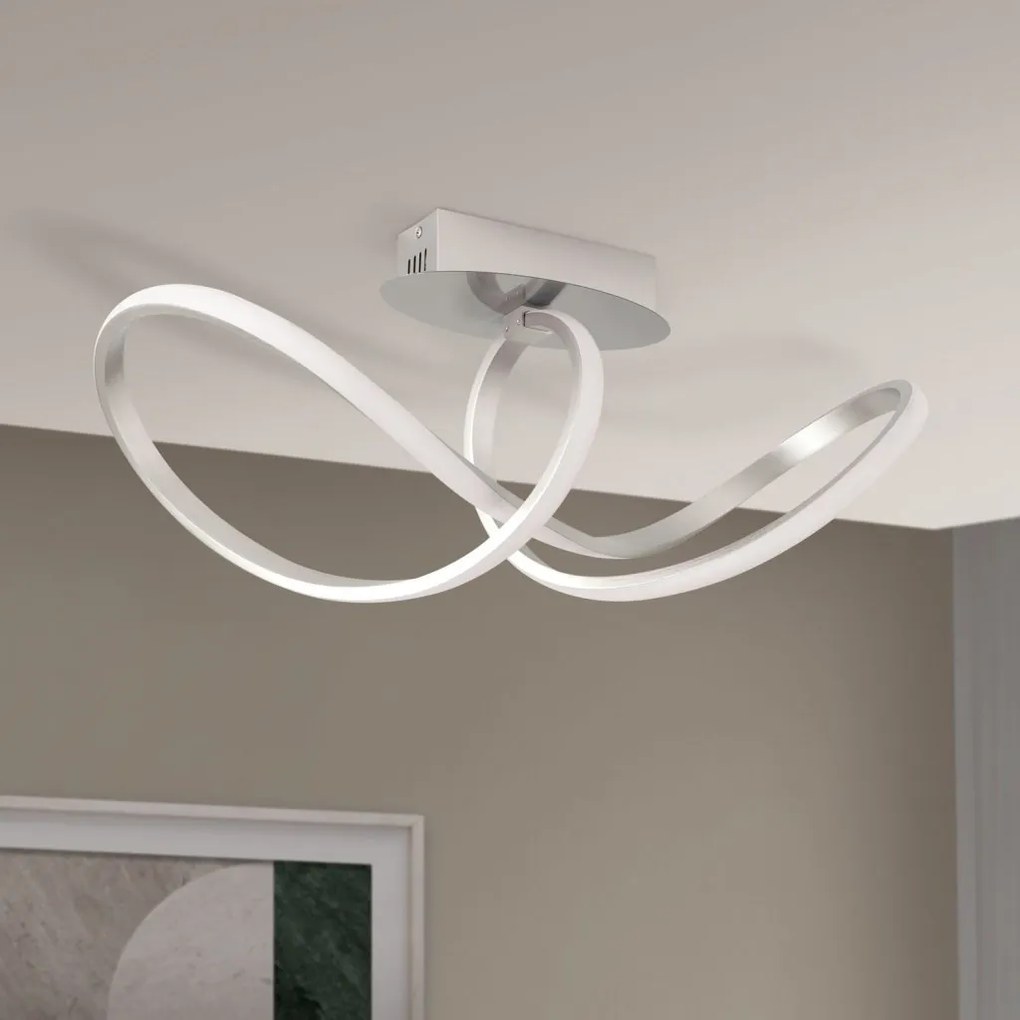 Lustra LED aplicata stil minimalist CIRCUS crom satin