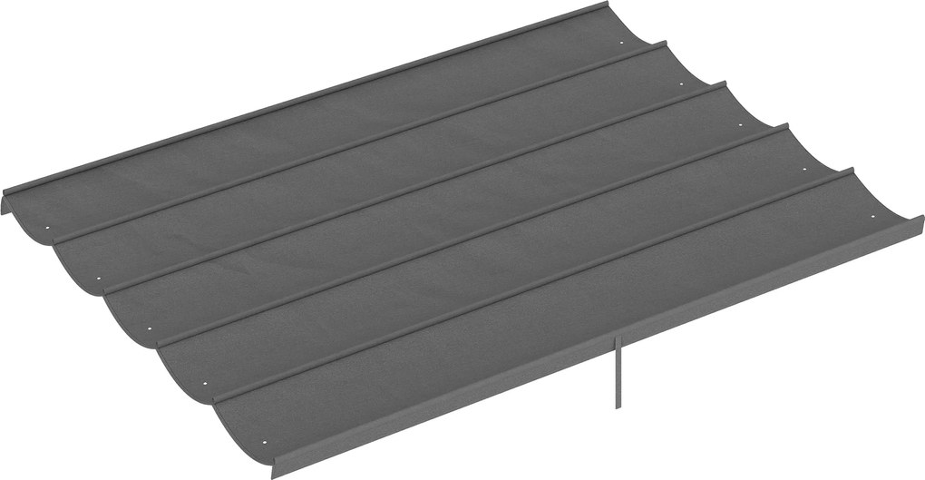 Outsunny Acoperiș de Schimb pentru Pergolă cu 10 Orificii de Drenaj,  Permeabil, 4x3 m, Bej | Aosom Romania