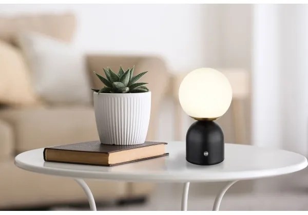 Globo 21006S - Lampă de birou LED tactilă JULSY, dimabilă, 2,5W, neagră