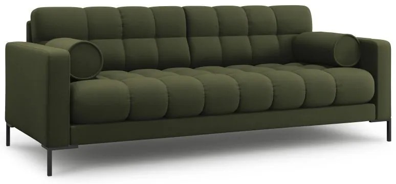 Canapea Bali 3 locuri stofa/picioare negre L177 cm