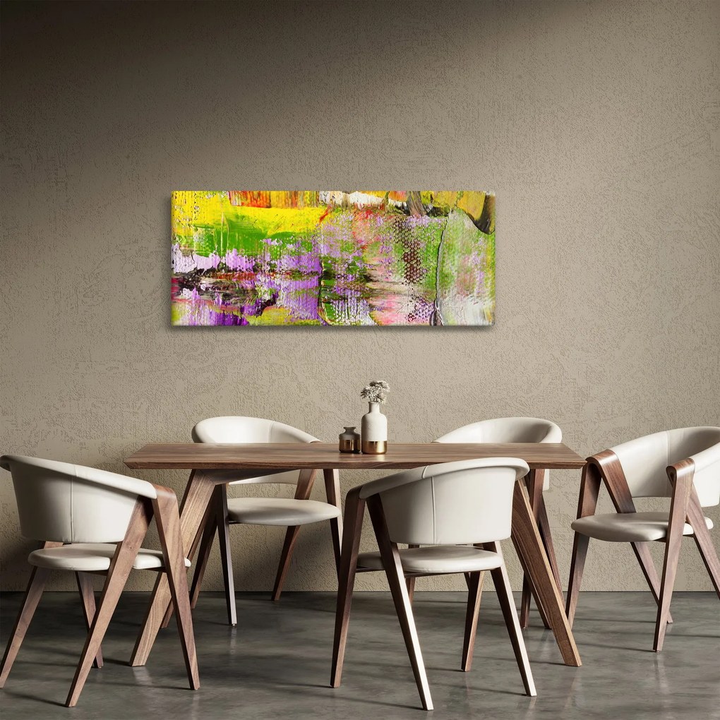 Tablou cu abstracție - pictura (120x50 cm)