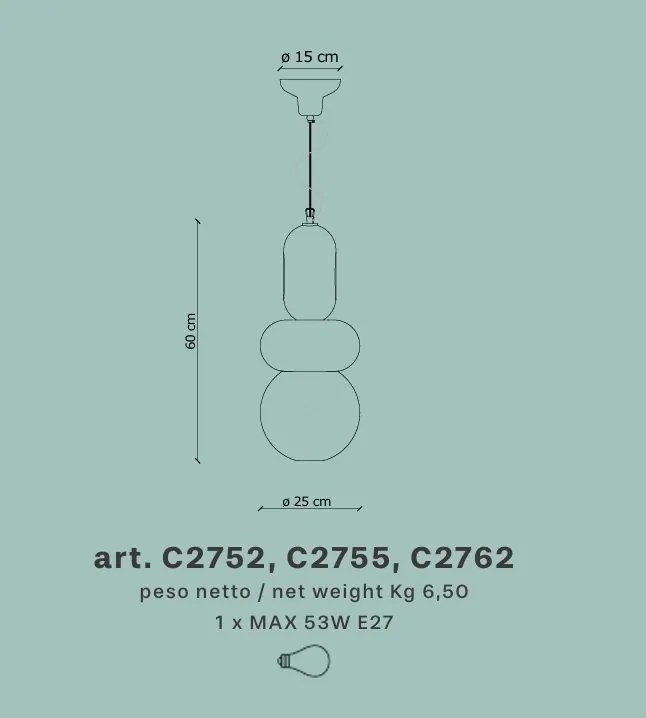 Lustra retro realizata manual din ceramica Bumbum