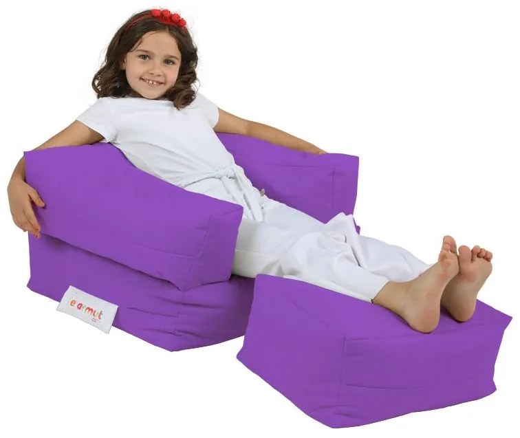 Fotoliu puf Kiddo (violet). 1101674