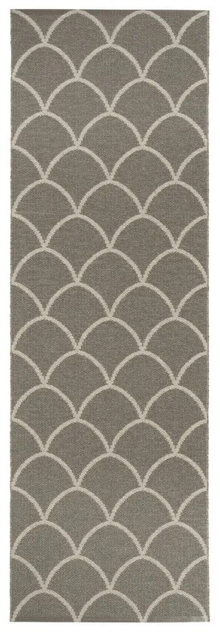 Covor tip traversă pentru interior și exterior gri 70x225 cm Kotte Charcoal – Pappelina