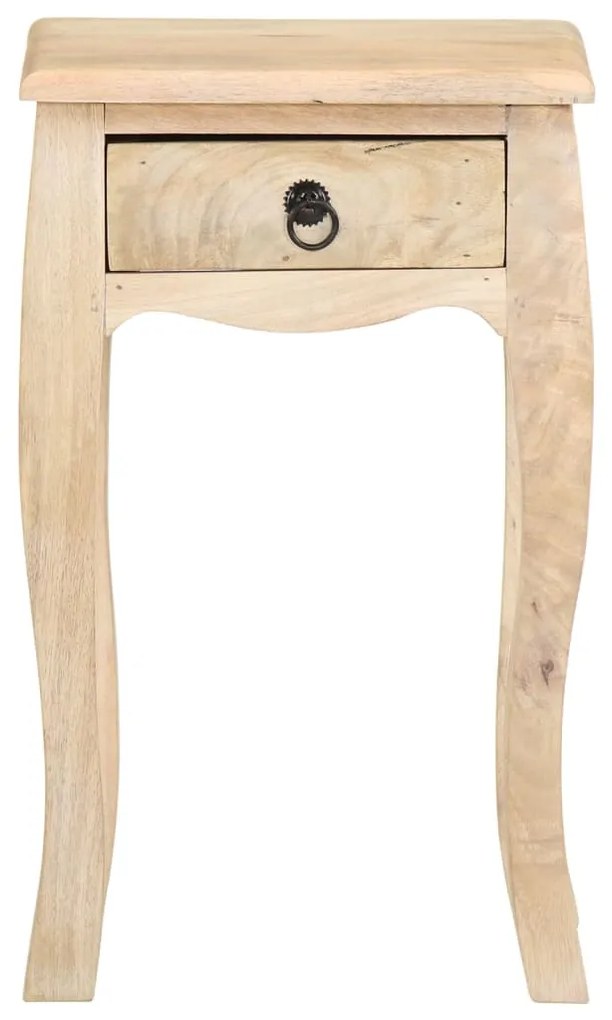 321708 vidaXL Noptieră, 28x28x46 cm, lemn masiv de mango