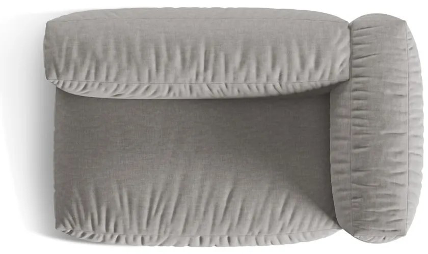 Modul pentru canapea modulară gri deschis (cu colț pe partea dreaptă) Martina – Micadoni Home