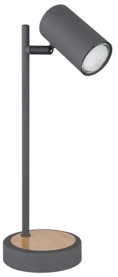Globo 57910TG - Lampă de birou ROBBY 1xGU10/5W/230V gri/maro
