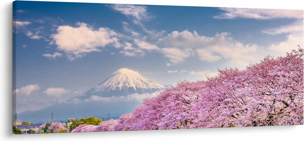 Tablou - Peisaj de primăvară japonez (120x50 cm)
