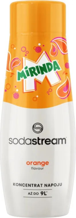 Sirop concentrat SodaStream Mirinda, 440 ml, până la 9 l, fără alergeni și OMG, alb/portocaliu