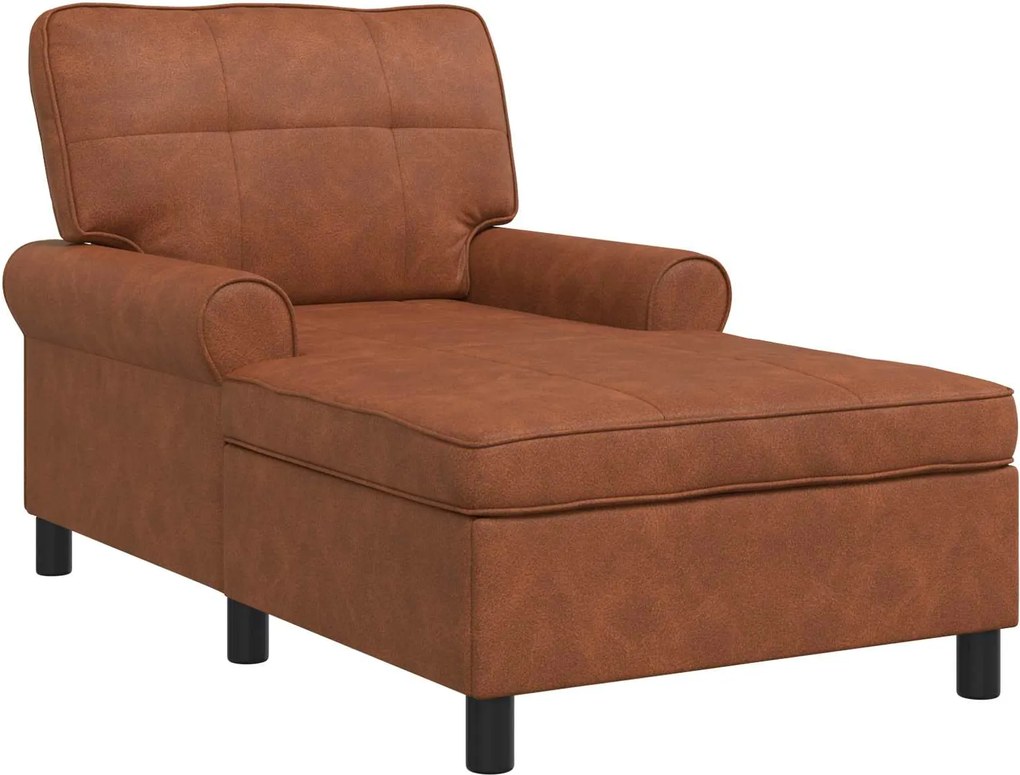 vidaXL șezlong de relaxare Maro 91 x 157 x 91 cm Piele artificială