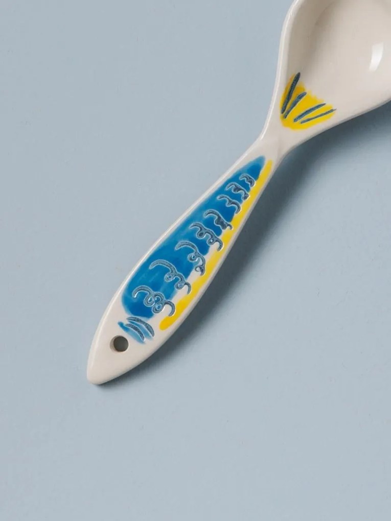 Set 4 linguri din ceramica, Sardines
