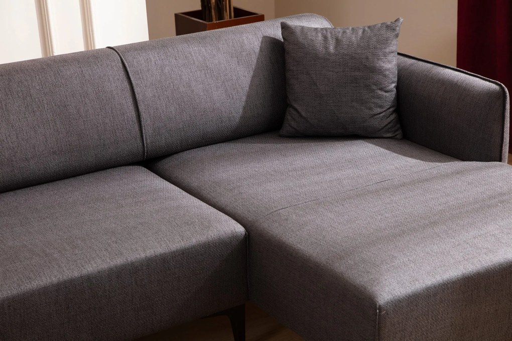 Canapea de colț Belissimo Right - Dark Grey