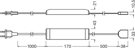 Osram - Bandă LED reglabilă FLEX ACOUSTIC 2,6m LED/29W/230V + DO