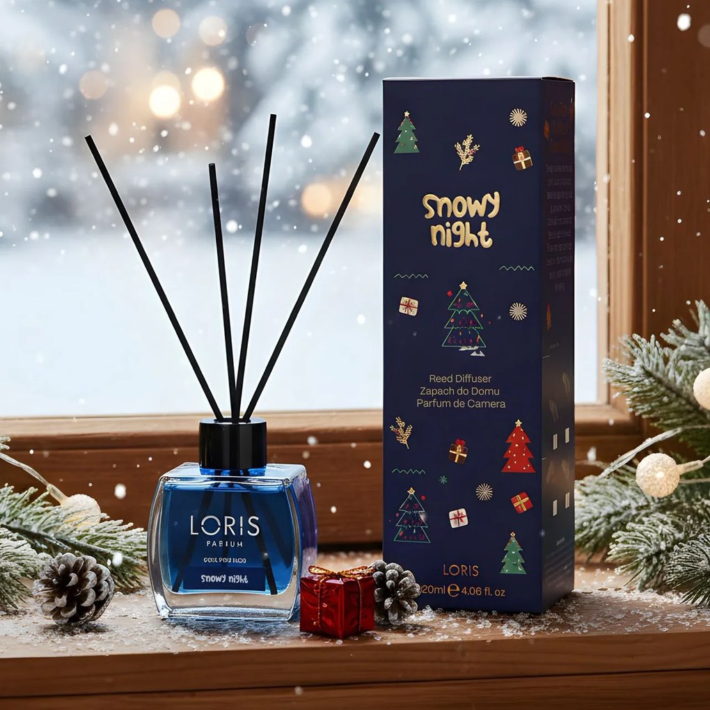 Parfum odorizant de camera pentru Craciun, 120 ml, Snowy Nights, OC04