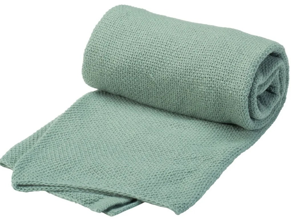 Pătură Plaid verde, 160 x 130 cm