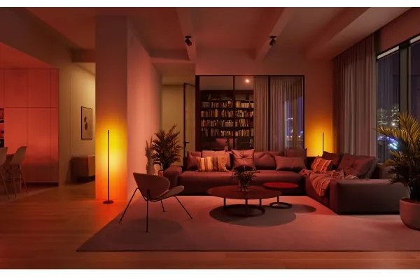 Nanoleaf N7204K02-1FL - Lampă de podea LED RGBW dimabilă LED/22W/230V 2200-6500K Wi-Fi