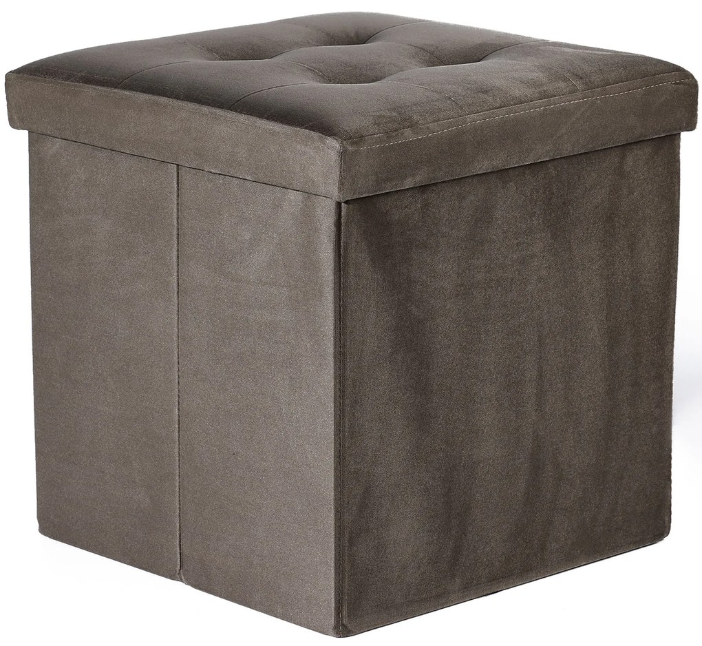 Taburet pliabil maro ZAREX VELVET L