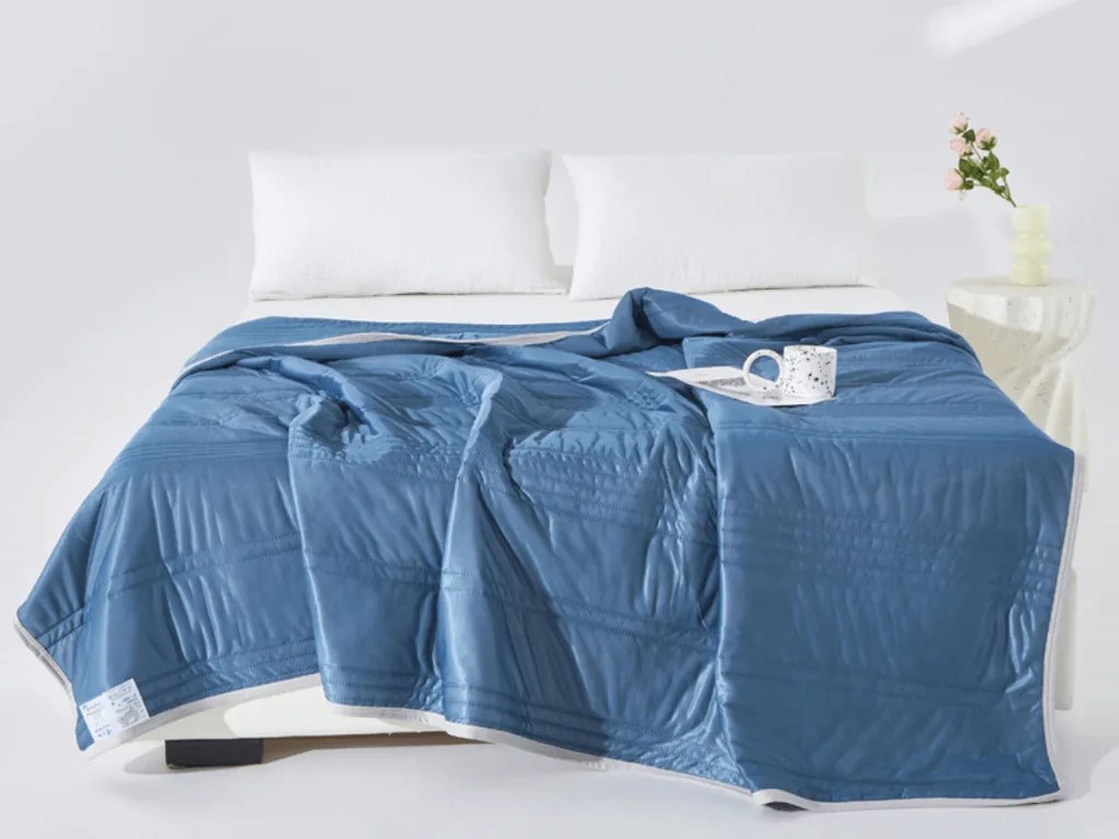 Pilota de vara racoritoare CELIA, albastru inchis Dimensiune: 200 x 220 cm