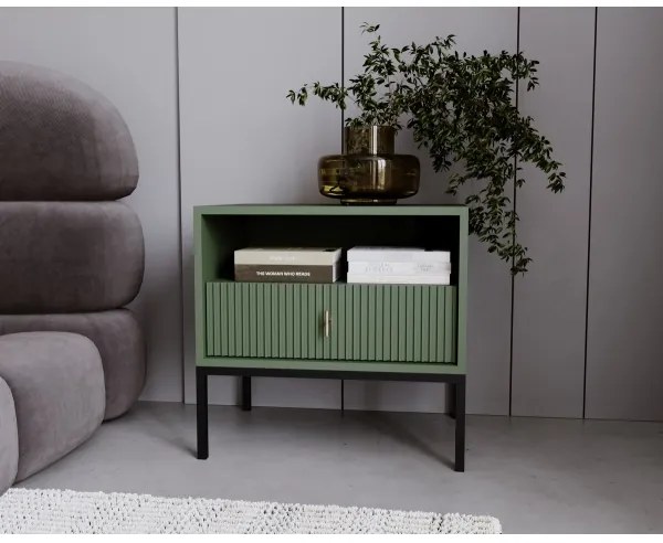 Noptieră SUE verde/negru