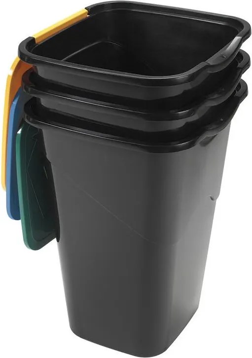 Heidrun Coşuri pentru sortarea deşeurilor, set 3 buc