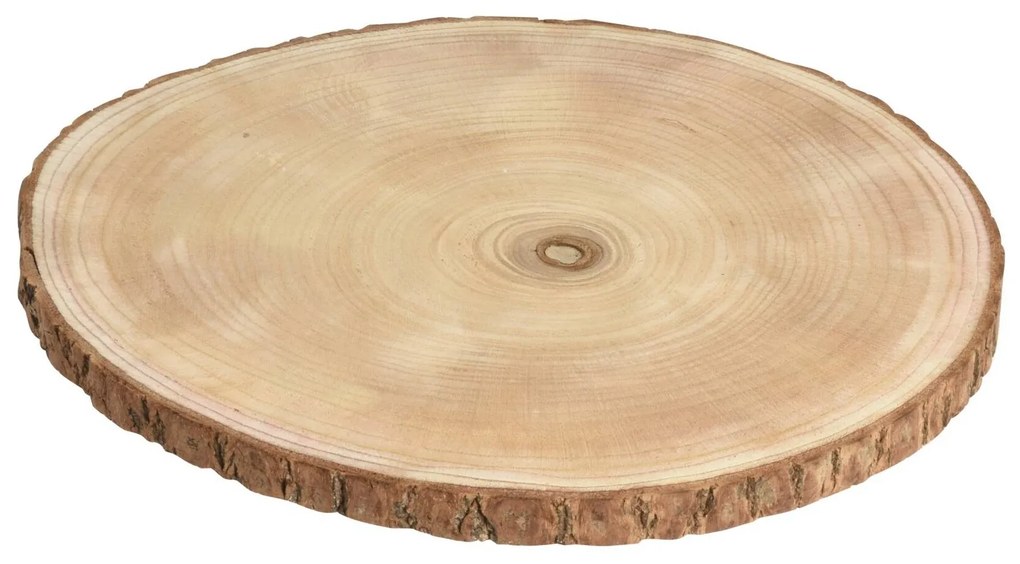 Platou Wood Slice din lemn 35 cm
