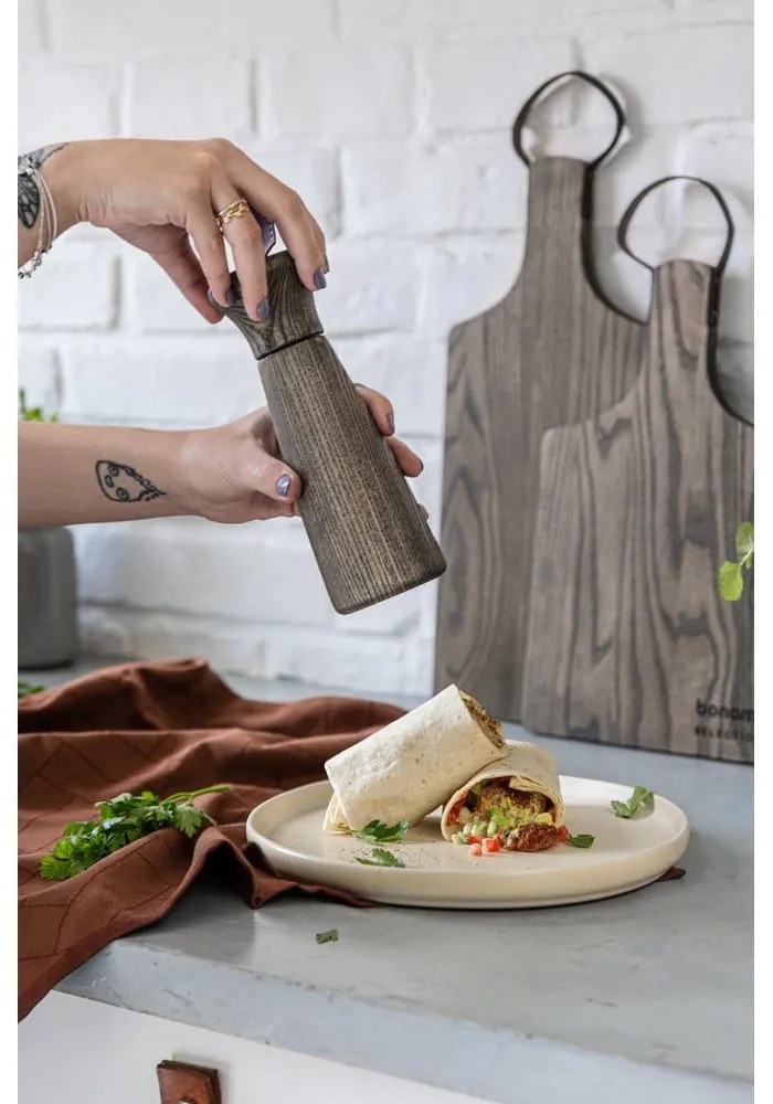 Recipient pentru sare și piper maro din lemn Rustic – Bonami Selection