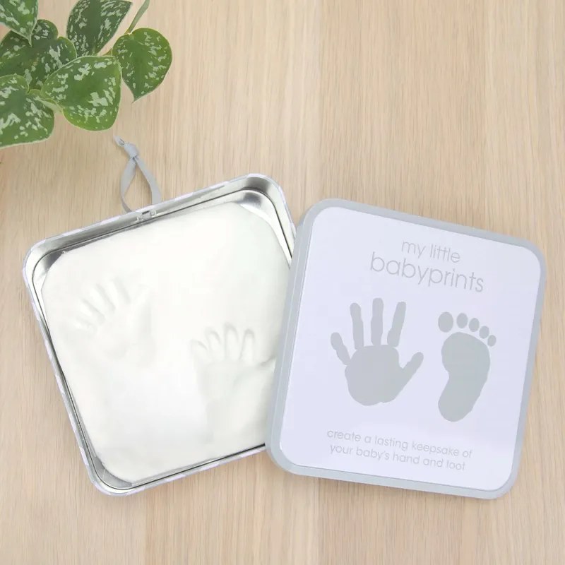 Cutie pentru mulaj manuta si piciorus white and grey - Pearhead