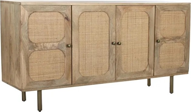 Bufet natur , din lemn de mango rattan
