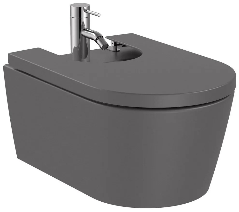 Roca Inspira Round Set Bideu suspendat cu cadru montaj 37x56 cm