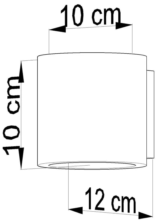 Aplică din beton Sollux Roda