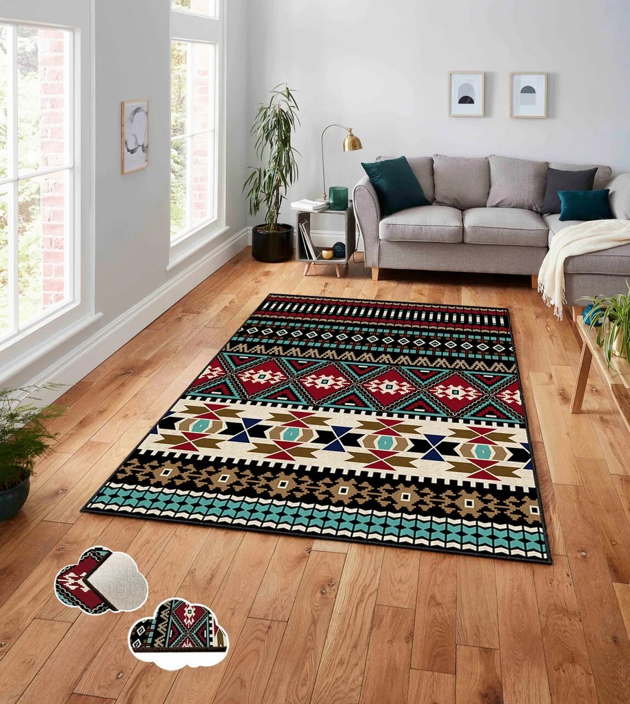 Covor, Asr Crpt-114, 140x220 cm, Multicolor