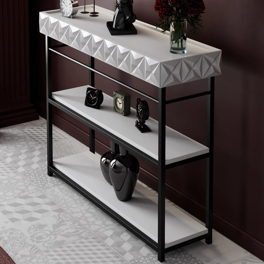 Consolă Zumrut - White, Black (102)