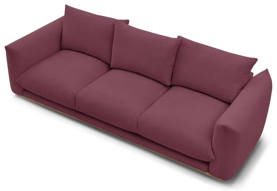 Canapea burgundy 265 cm Ernest – Bobochic Paris