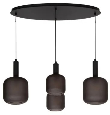 Lustră pe cablu Lucide 45405/04/30 ELOISE 4xE27/40W/230V negru