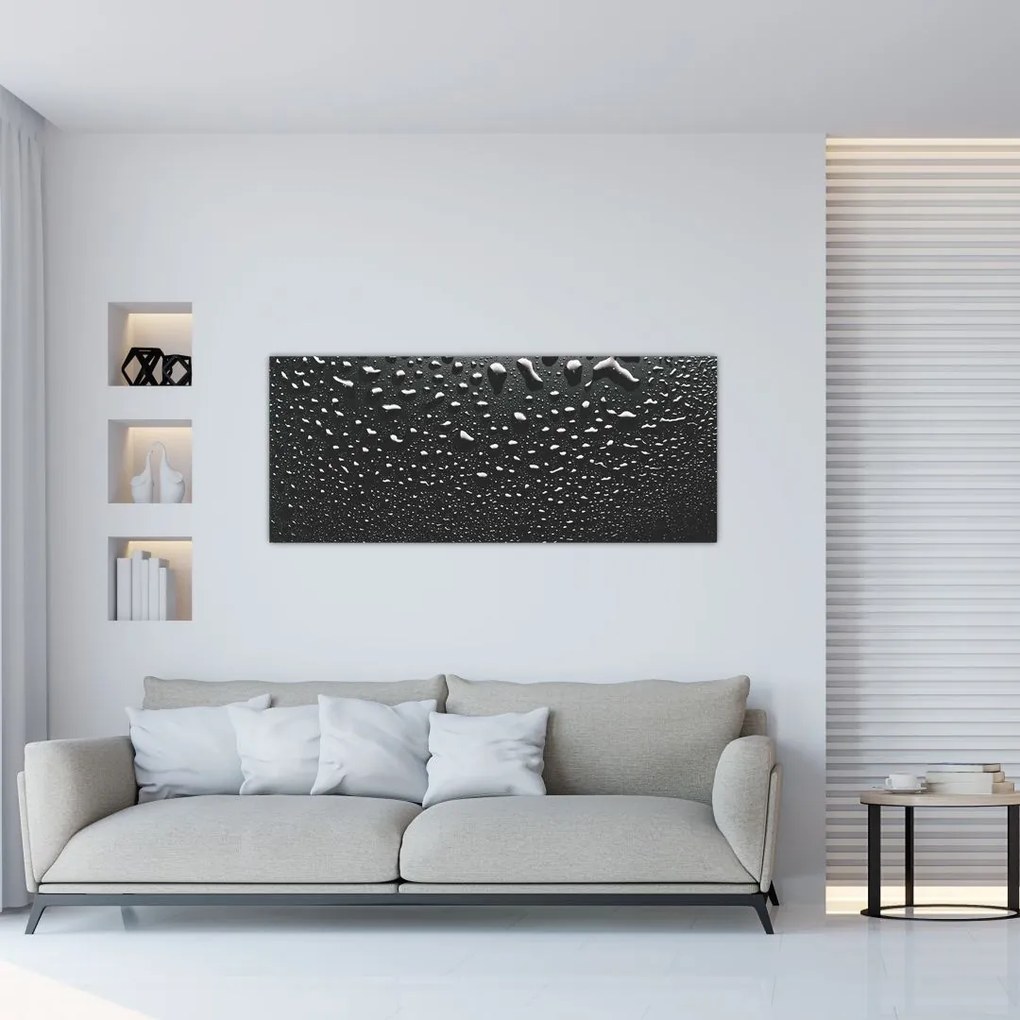 Tabloul cu picături de apă (120x50 cm)