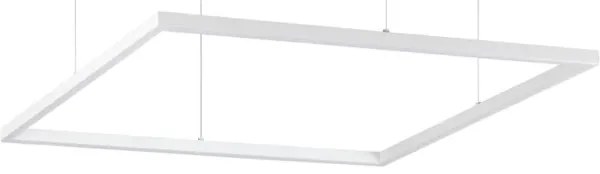 Ideal Lux - Lustră LED suspendată pe cablu ORACLE SLIM, 44W, 230V, 3000K, 70x70 cm, albă
