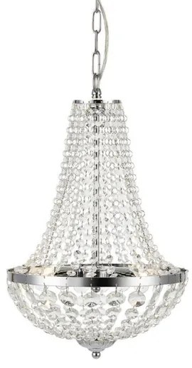 Markslöjd 107550 - Lustră de cristal pe lanț pentru baie GRÄNSÖ 2xG9/20W/230V