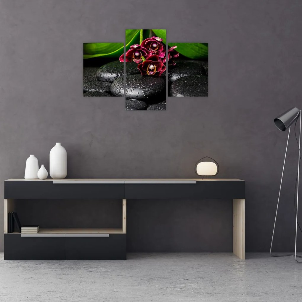 Tablou - Pietre de lavă (90x60 cm)