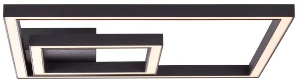 Plafonieră LED Brilliant QUON LED/24W/230V 3000K 40x40 cm negru