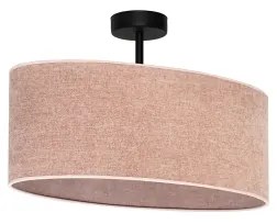 Lustră aplicată Duolla OVAL 1xE27/15W/230V roz