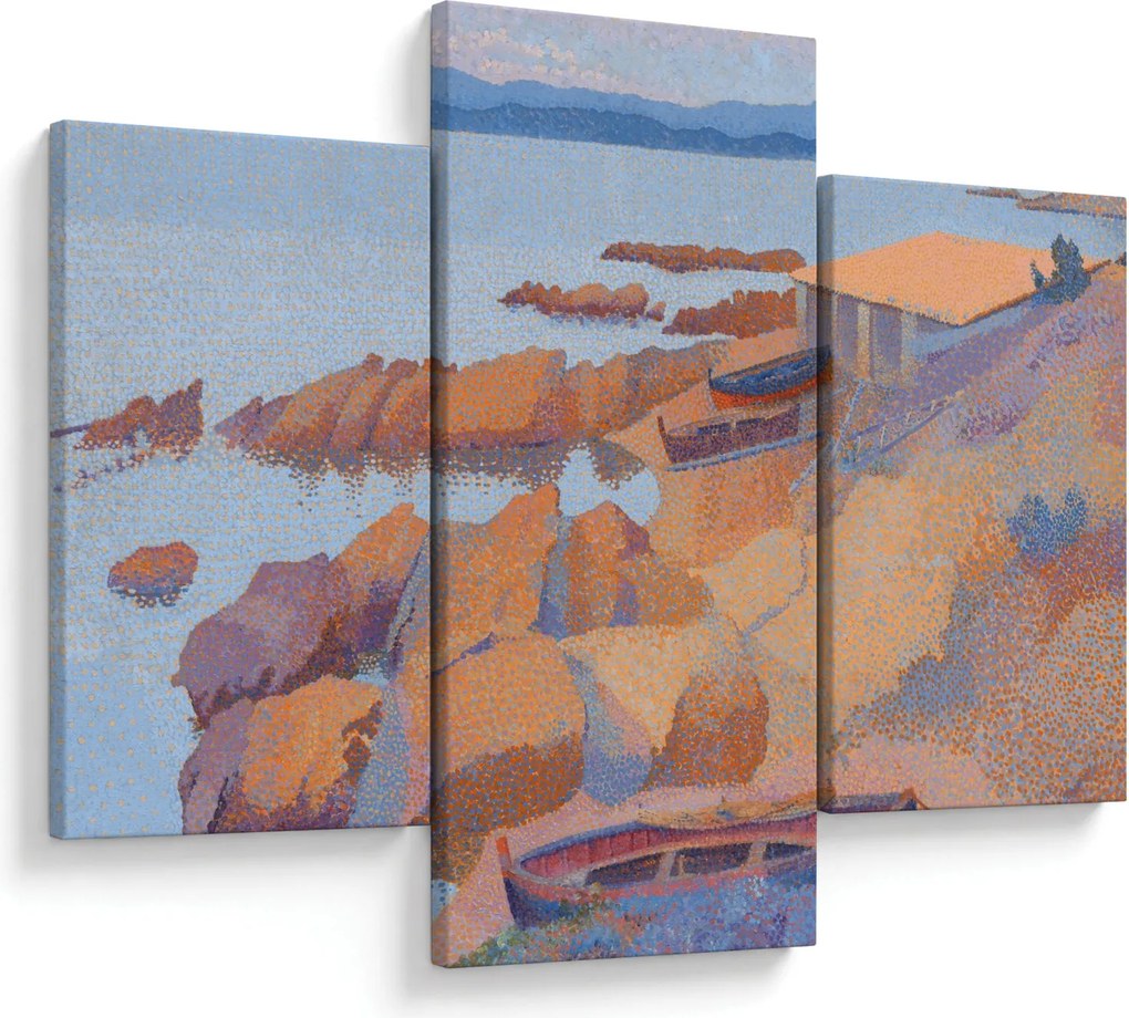 Tablou - Henri Edmond Cross, Calanque des Antibois, reproducere (90x60 cm)