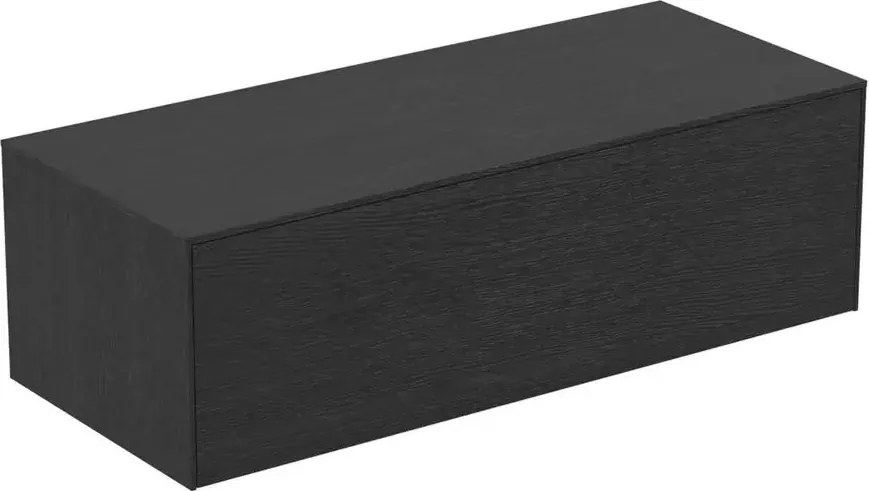 Dulap baza suspendat Ideal Standard Atelier Conca finisaj stejar inchis 1 sertar cu blat 120 cm