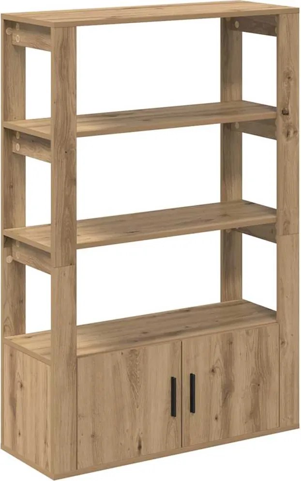 vidaXL Bufet stejar artizanal 30 x 80 x 119.5 cm Lemn compozit