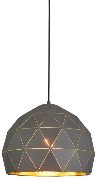 ITALUX MDM-3471-1 GR+GD - Lustră pe cablu HARLEY 1xE27/40W/230V antracit