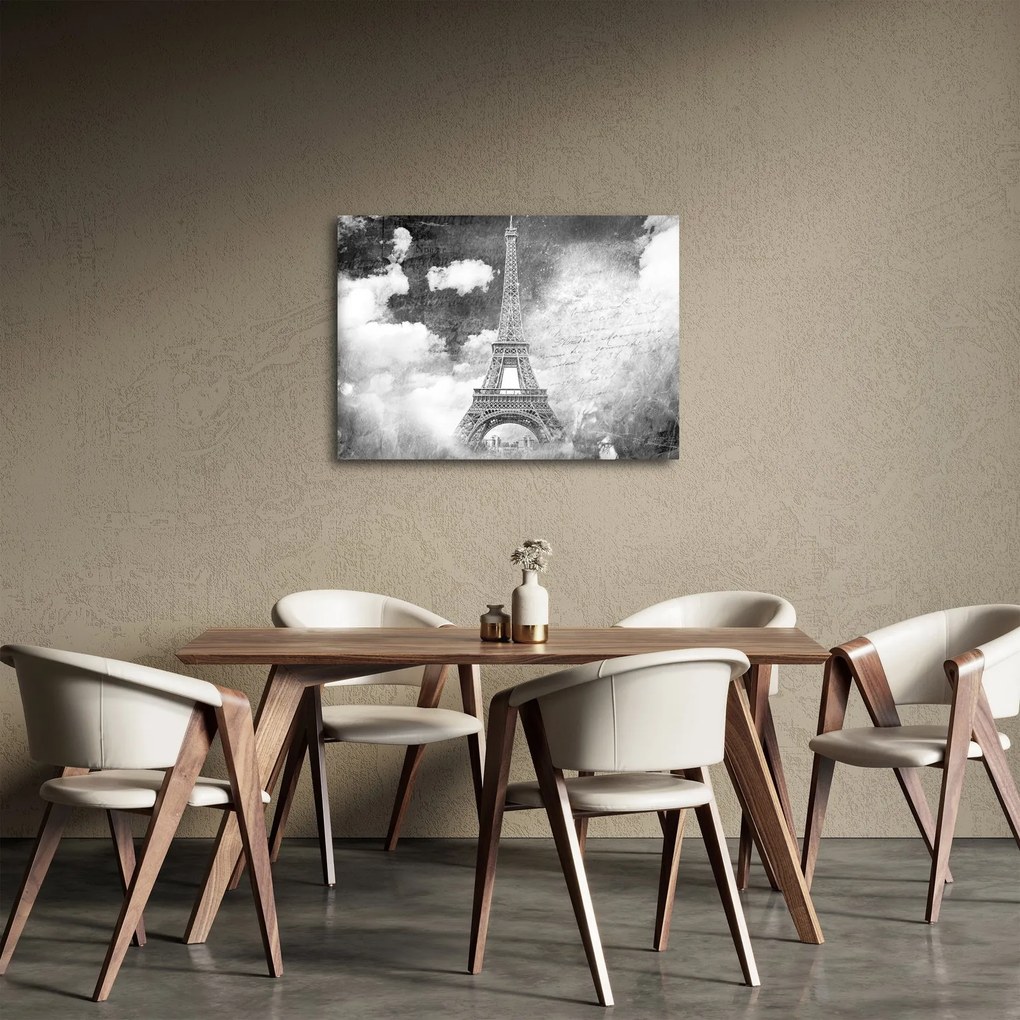 Tablou - Carte poștală de epocă a orașului N⁰3 (70x50 cm)