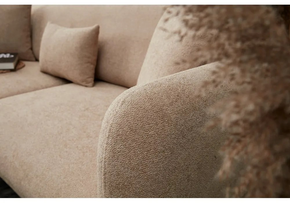 Canapea bej extensibilă 210 cm Simena – Balcab Home