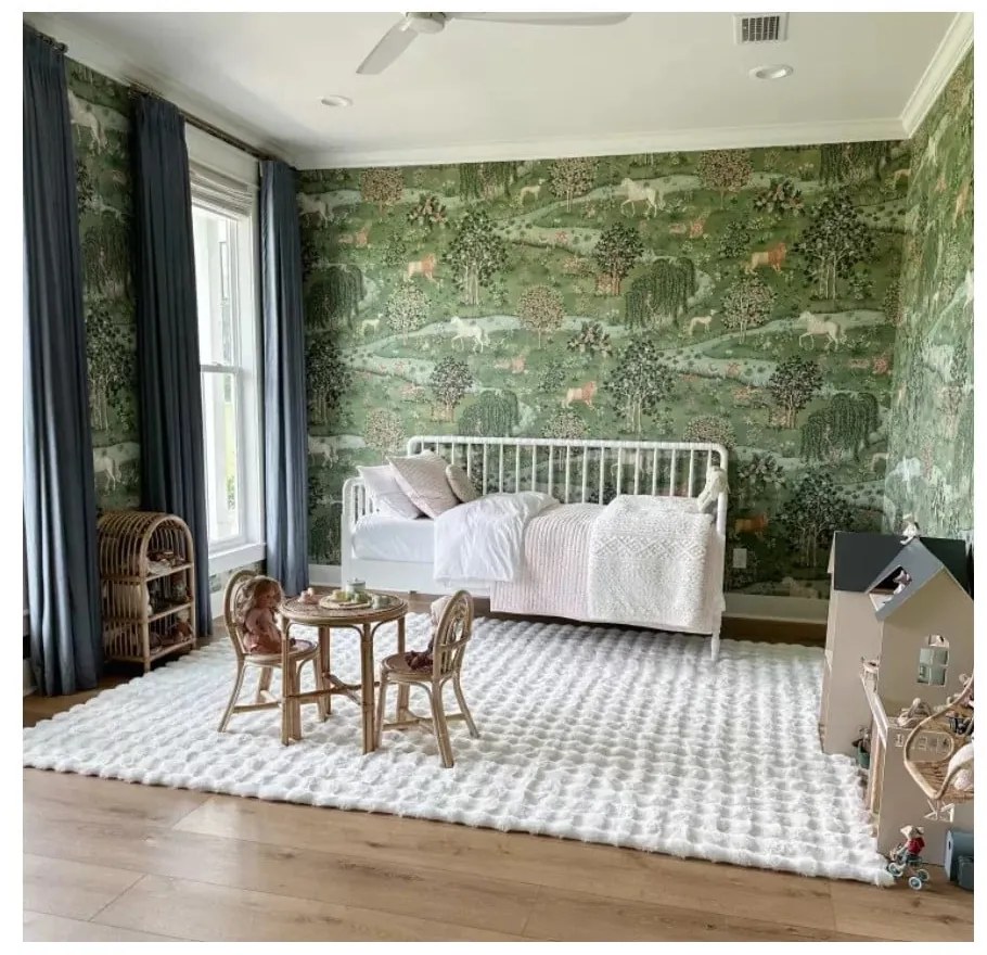 Covor alb lavabil 150x230 cm Bubble White – Mila Home