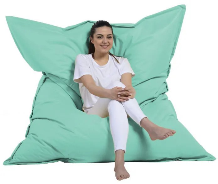 Fotoliu Puf Bean Bag Giant Cushion, 140x180 cm, Turquoise