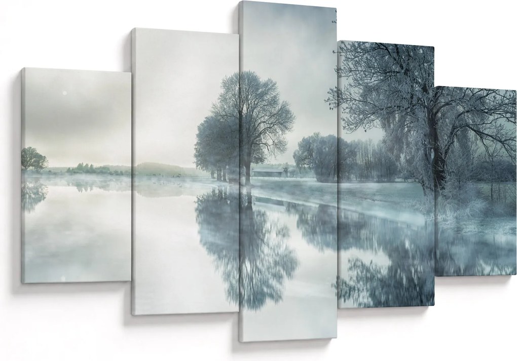Tablou cu natura iarna (150x105 cm)